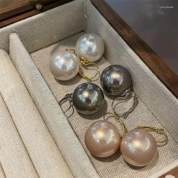 Dangle Earrings Statement Big Fashion Pearl Ball For Women Personality Top Design Runway Jewelry Brincos