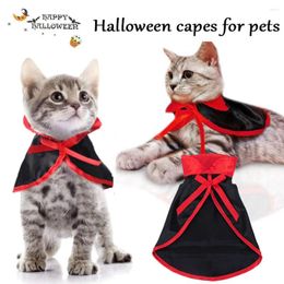 Cat Costumes Halloween Pet Cosplay Vampire Cloak For Small Dog Kitten Puppy Shawl Dress Cute Clothes Accessoties Gift