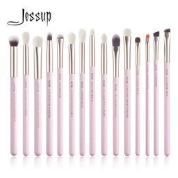 Jessup 15pcs Makeup Brushes Set Professional Eye Makeup Brush Kits Eyeshadow Eyeliner Eyebrow Blending Concealer Brochas T294 240124
