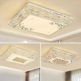 Ceiling Lights Crystal Lamp Led Headlight In The Living Room Hall Lighting Large Bedroom Light Household Chandelier