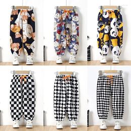 Trousers Summer Anti Mosquito Printed Cartoon Tide Boys Harem Pants Children's Clothes Clothing Kids Trouser Casual Loose Thin