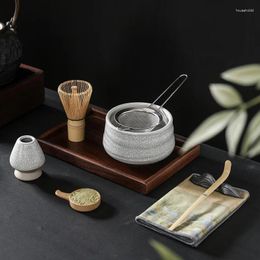 Teaware Sets 4/7pcs Japanese Tea Maccha Mixer Bowl With Bamboo (hearing Pitches) Spoon (chashaku) Stir Matcha Set