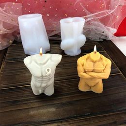 Baking Moulds Exquisite Durable Human Figure Candle Mould Forms Clear Texture Mold Man And Woman For Party