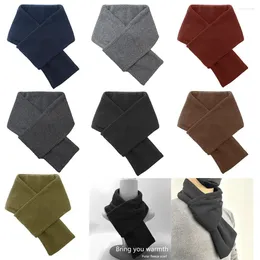 Scarves Velvet Neck Warmer Fashion Thick Cold-proof Cotton Shawl Scarf Winter Warm Windproof Polar Fleece Camping Cycling