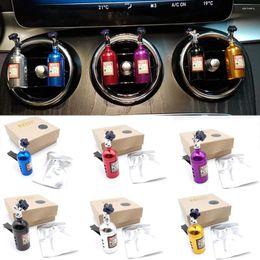 Car Air Freshener NOS Nitrogen Bottle Vent Aromatherapy Auto Aroma Perfume Flavouring Fragrances Accessories