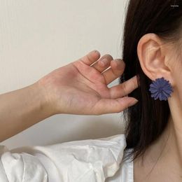 Stud Earrings Simple Sweet Korean Women Elegant Temperament Daisy Flower Fashion Jewellery Earings Zinc Alloy