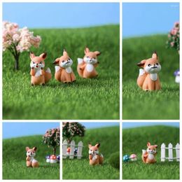 Garden Decorations Waterproof Mini Animal Ornament Cute Micro Landscape Ornaments Resin Craft Funny Cartoon Statue Home Decoration