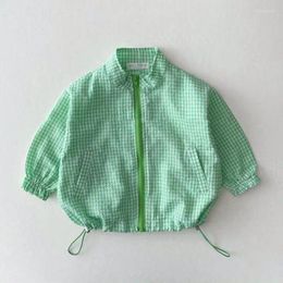 Jackets MODX Girls Candy Colour Sunscreen Jacket Summer Thin Children Coat Loose Kids Boys Zipper 0-5 Year Clothing