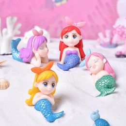 Party Supplies 1PC Little Mermaid Ariel Birthday Cake Decorations Theme Under The Sea Decor