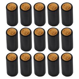 100pcs Shrink Bottle Heat Caps Capsules Cap Wrapfilm Sealing Cover Seal Corks Sleeves Tops Capsule Homebrew Sealer Corker 240119