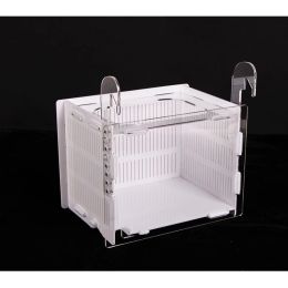 Tanks Square Breeding Box Tropical Fish Isolation Box Small Fish Breeding Net Acrylic White Fish Tank Aquarium Supplies