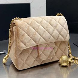 Designer Tote Handbag Luxurys Flap Crossbody Handbags Velvet Messenger Shoulder chaneles Wallet Women Purse Gold Chains Brand Small square
