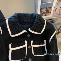 Women's Sweater Designer Fashion Wool Cotton Clothing Knitted Sweater Cardigan Button Women's Clothing Sweater