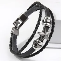 Charm Bracelets 2024 Classic Braided For Women Men Vintage Multi-later Bracelet Bangle Fashioin Gothic Party Jewellery Gifts