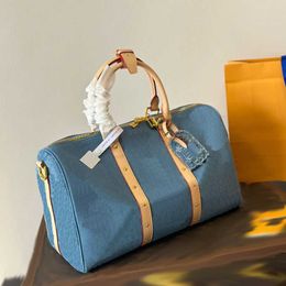 denim Designer duffle Bag Women Men Designer denim Handbags Keep Shoulder Travel bag Purses Large Capacity Totes Travel Spedy Bags Crossbody 240115