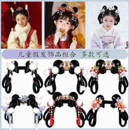 Hair Clips Vintage Chinese Dragon Year Bun Maker Accessories For Girls