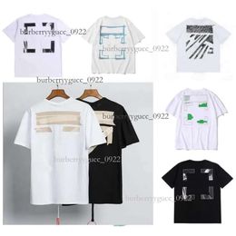 Summer T Shirt Designersoff T-shirts Loose Tees Tops Man Casual S Clothing Streetwear Shorts Sleeve Polos Tshirts S-x Offs White for Mens V7