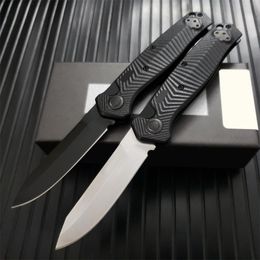 8551/8551BK AUTO Folding Knife 3.30" S90V Plain Blade Black G10 Handles Pocket Tactical Knives Outdoor Camping Hunting EDC 535 537 3300 9400 TOOLs