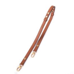 Bag Parts & Accessories 1 5cm0 6 1 8cm0 71 Luxury Crossbody Strap Replacement Real Vachetta Leather Handles160q