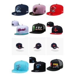 Ball Caps Est Snapbacks Basketball Hats All Team 2023 Designer Adjustable Fitted Bucket Hat Embroidery Cotton Mesh Flex Beanies Dhjex