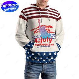 designer Men Hoodies & Sweatshirts Statue of Liberty hip-hop rock Custom patterned caps casual Athleisure sports outdoor wholesale hoodie Men's Clothing big size s-5xl