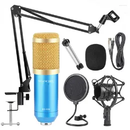 Microphones Microphone Metal Condenser For Laptop Computer Recording Studio Streaming Karaoke Youtube TIKTOK Gaming DJ BM-800