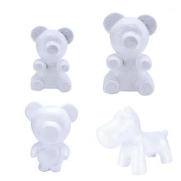 White Polystyrene Styrofoam Foam Bear Modelling DIY Valentine Gifts Party Decor1251H