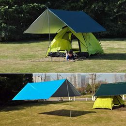 Shade Awning Waterproof Tarp Tent Shade Ultralight Garden Canopy Sunshade Outdoor Camping Hammock Rain Fly Beach Sun Shelter YQ240131