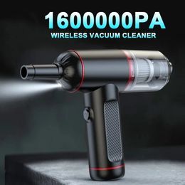 1600000Pa 5 in1 Wireless Automobile Vacuum Cleaner Portable Robot Handheld Mini For Car Home Appliance 240123