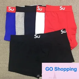 Foreign Trade Fashion Brand Super Popular Men's Underwear Pure Cotton Youth Sport Boxer Boxer Shorts National Fashion Underwears Men