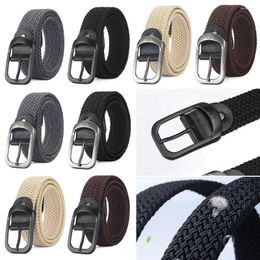 Belts Fashion Casual Vintage Male Weave Waist Band Nylon Braided Belt Pin Buckle Waistband Jeans Strap