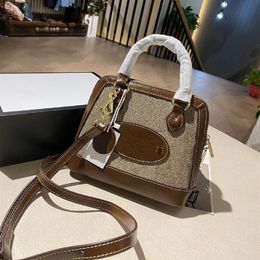 Designer- New fashion handbag designer retro letter shell bag women's diagonal shoulder bag263x