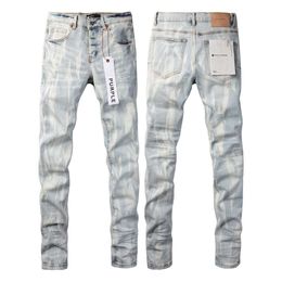 purple jeans designer jeans for mens Straight Skinny Pants jeans baggy denim european jean hombre mens pants trousers biker embroidery ripped for trend 29-40 J7017