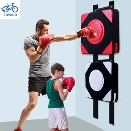 Faux Leather Wall Punching Pad Boxing Punch Target Training Sandbag Sports Dummy Punching Bag Fighter Martial Arts Fitness 240122