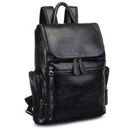 Designer-Men Leather Backpack Men's School Backpack Bag Bagpack Mochila Feminina Black brown Travel Bag Shoulder bag247s