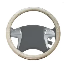 Steering Wheel Covers Cover Leather Universal Protector Non Slip Designed For 14 1/2 To 15inch 37 39cm