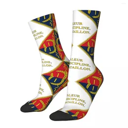 Men's Socks Happy Funny French Napoleonic Imperial Guard Flag Old Retro Harajuku Hip Hop Crew Crazy Sock Gift Pattern Printed