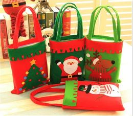 Ornaments Childrens Gift Bags Christmas Eve Decorations Tree Bags Christmas Candy Handbags ZZ