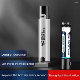 Flashlights Torches LED Mini Flashlight Portable USB Rechargeable Super Bright Emergency Lamp 18650 Battery Torch Outdoor Fishing Hiking