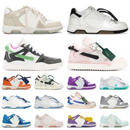 famous Brand Out Office offes Sneakers Casual Shoes Low Top White pink purple green Suede Leather Platform Trainer Breathable Sport Party Dress Walking Sneakers