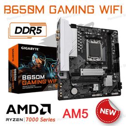 Motherboards Gigabyte B650M GAMING WIFI AM5 Motherboard DDR5 6400MHz AMD B650 Mainboard Support Ryzen 7000 Series CPU PCIe 4.0 MicroATX