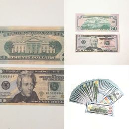 Party Supplies Fake Money Banknote 5 10 20 50 100 200 US Dollar Euros Realistic Toy Bar Props Currency Movie Money Faux-billets Co201C262rEI82SJQT