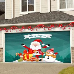 Tapestries Home Christmas Backdrop Cloth Garage Door Decoration Tapestry Wall Hanging Party Venue Arrangement Art Scene