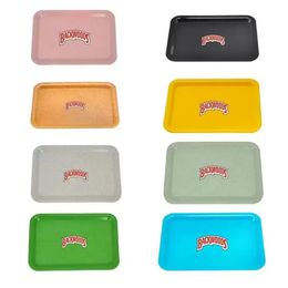 Backwoods Colourful Plastic Rolling Tray Smoking Accessories 18x12cm Mini Size 8 Colours Small Hand Roller Roll Tobacco Cigarette Trays