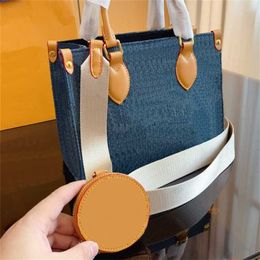 Sell Denim Luxurys Handbags Crossbody Designer Bag Women Shoulder Tote Bag Fashion Classic Flower Cross Body With Coin Pures