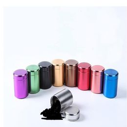 Metal Aluminum Sealed Mini Can Portable Small Travel Sealed Caddy Airtight Smell Proof Container Stash Jar11799