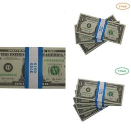 party Replica US Fake money kids play toy or family game paper copy banknote 100pcs pack Practise counting Movie prop 20 dollars F187VCFW4