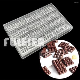 Baking Tools 5.6g Cube Polycarbonate Chocolate Bar Mold Pastry Sweets BonBon Cake Candy Square Mould Confectionery Tool Bakeware