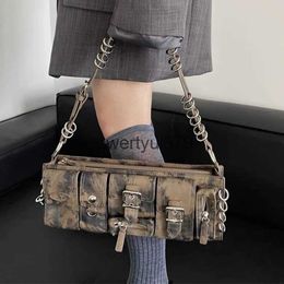 Shoulder Bags Multiple Pockets Round Ring Y2k Bags For Women Luxury Designer andbags And Purses 2023 New In Moto Bike Long Payment SoulderH24131