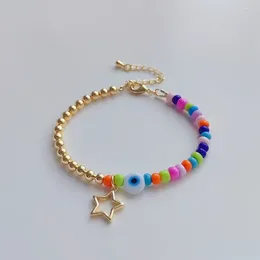 Strand KKBEAD Star Charm Bracelets Boho Evil Eye Bracelet For Women Gift Friends Jewellery Pulseras Jewellery Y2k Accessories